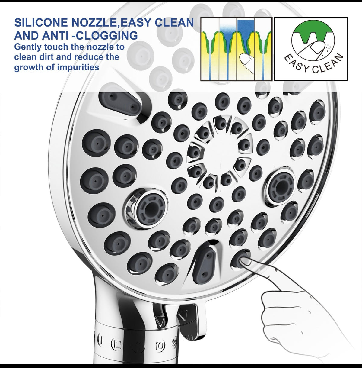 Velunor Filtered Showerhead — Vitamin C & Mineral Infusion
