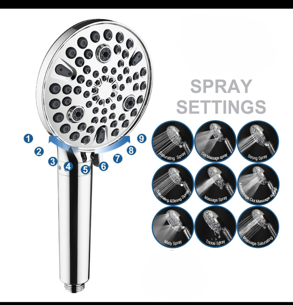 Velunor Filtered Showerhead — Vitamin C & Mineral Infusion